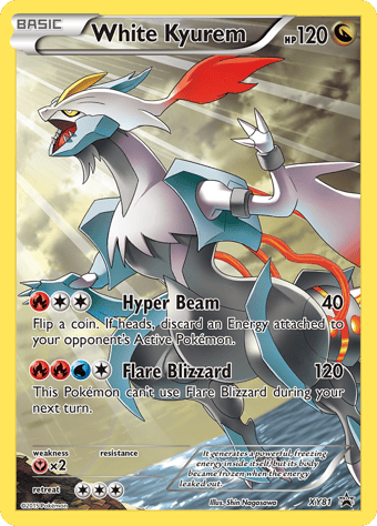 White Kyurem XY Black Star Promos Pokemon Card