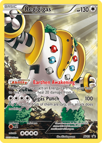 Regigigas XY Black Star Promos Pokemon Card