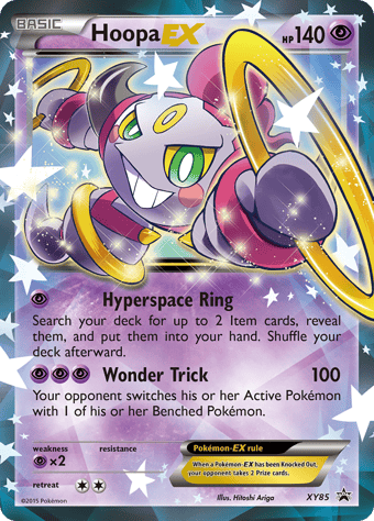Hoopa-EX XY Black Star Promos Pokemon Card
