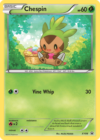 Chespin XY Black Star Promos Pokemon Card