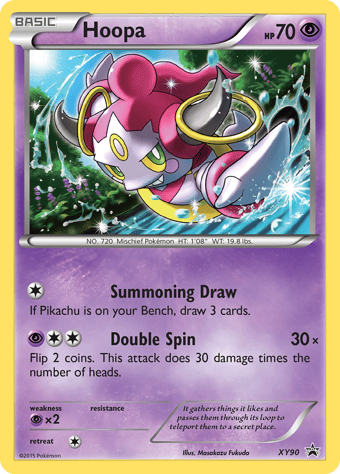 Hoopa XY Black Star Promos Pokemon Card