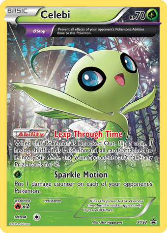 Celebi XY Black Star Promos Pokemon Card