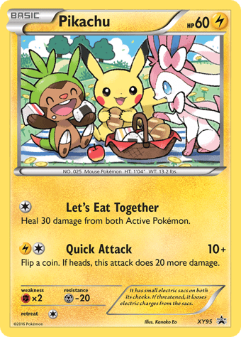 Pikachu XY Black Star Promos Pokemon Card