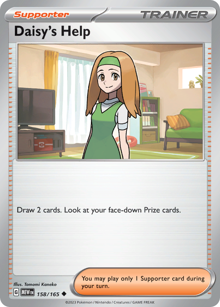 Daisy's Help Pokemon 151 Pokemon Card
