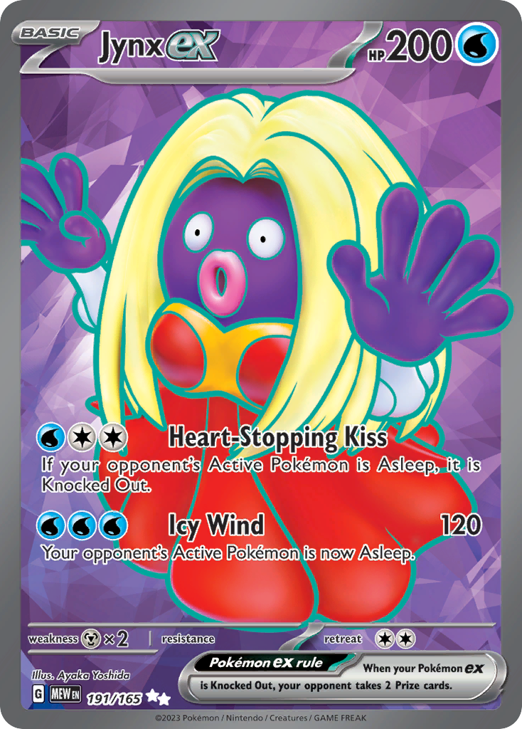 Jynx EX Pokemon 151 Pokemon Card