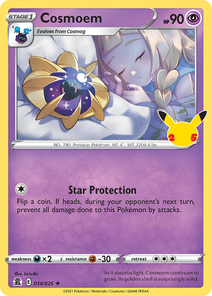 Cosmoem Celebrations Pokemon Card
