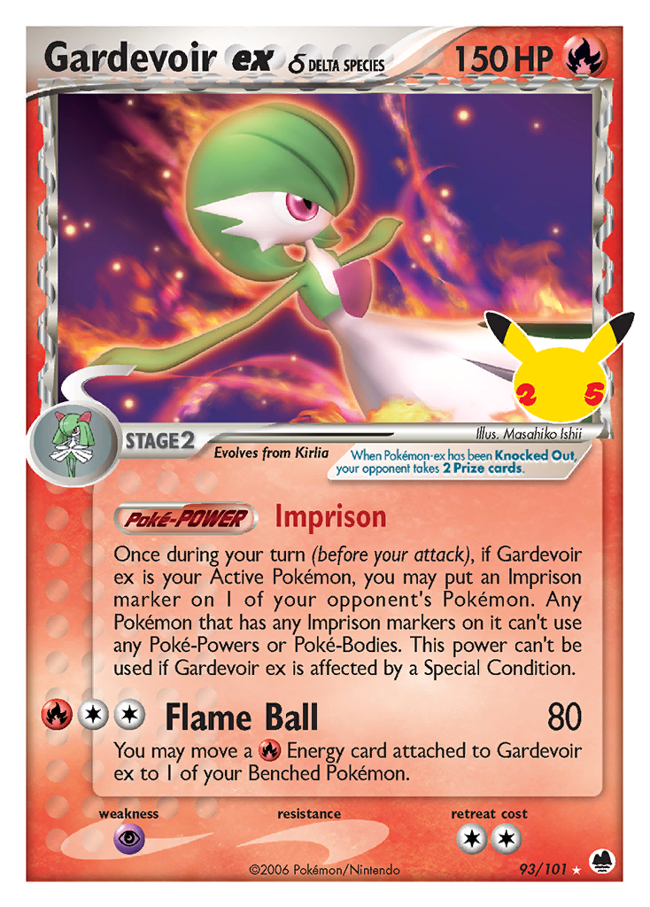 Gardevoir EX Celebrations - Classic Collection Pokemon Card