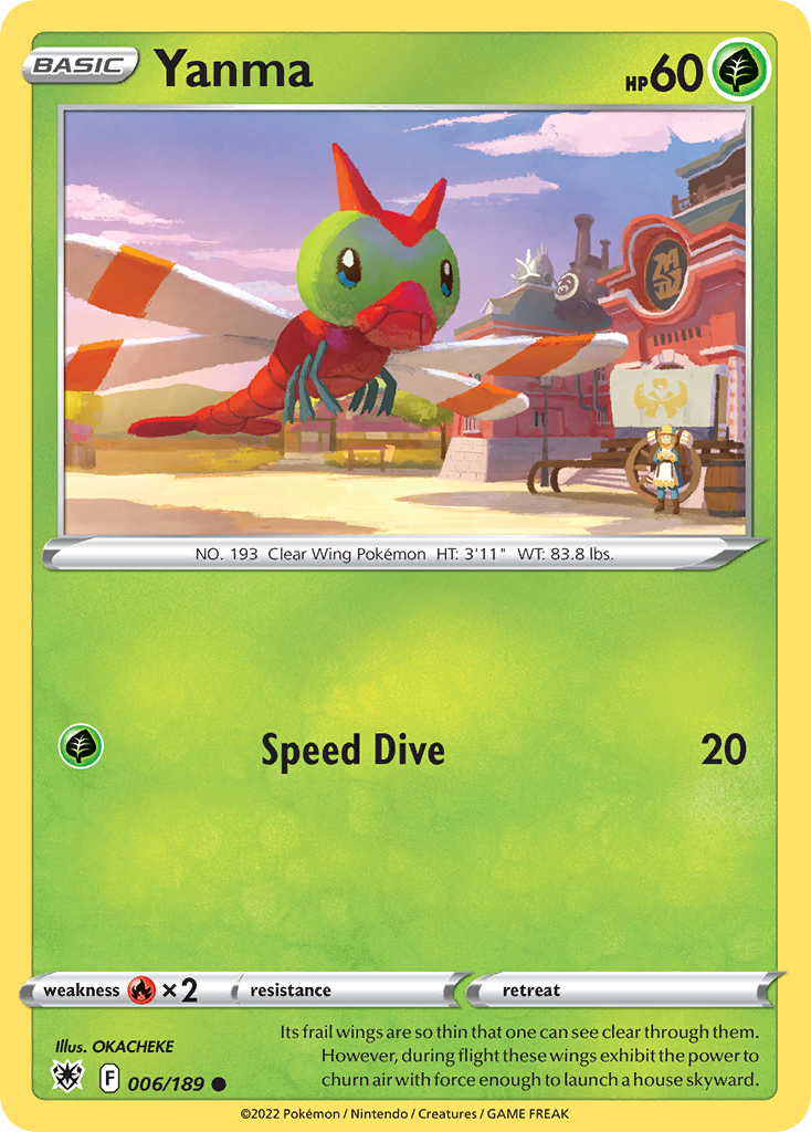 Yanma Astral Radiance Pokemon Card