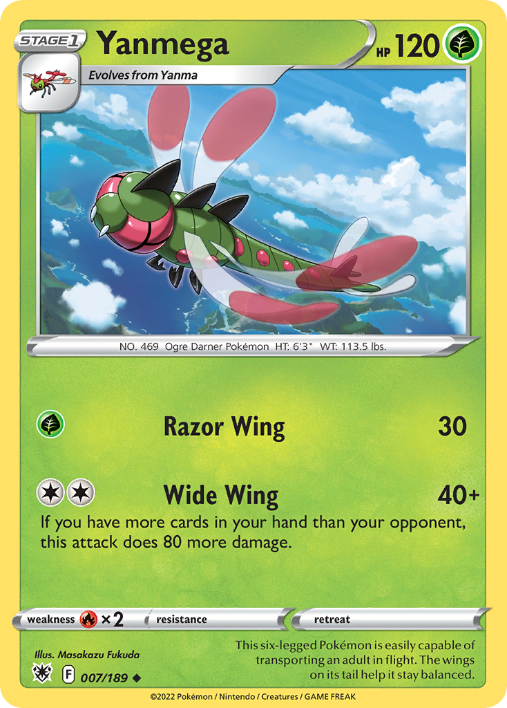 Yanmega Pokemon Card