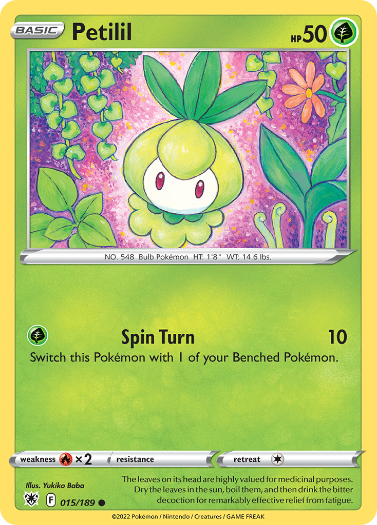 Petilil Astral Radiance Pokemon Card