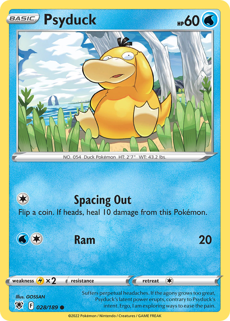 Psyduck Astral Radiance Pokemon Card