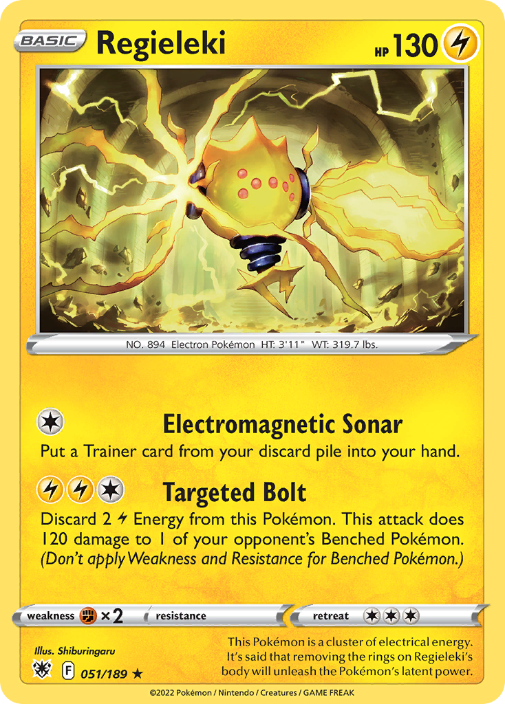 Regieleki Astral Radiance Pokemon Card