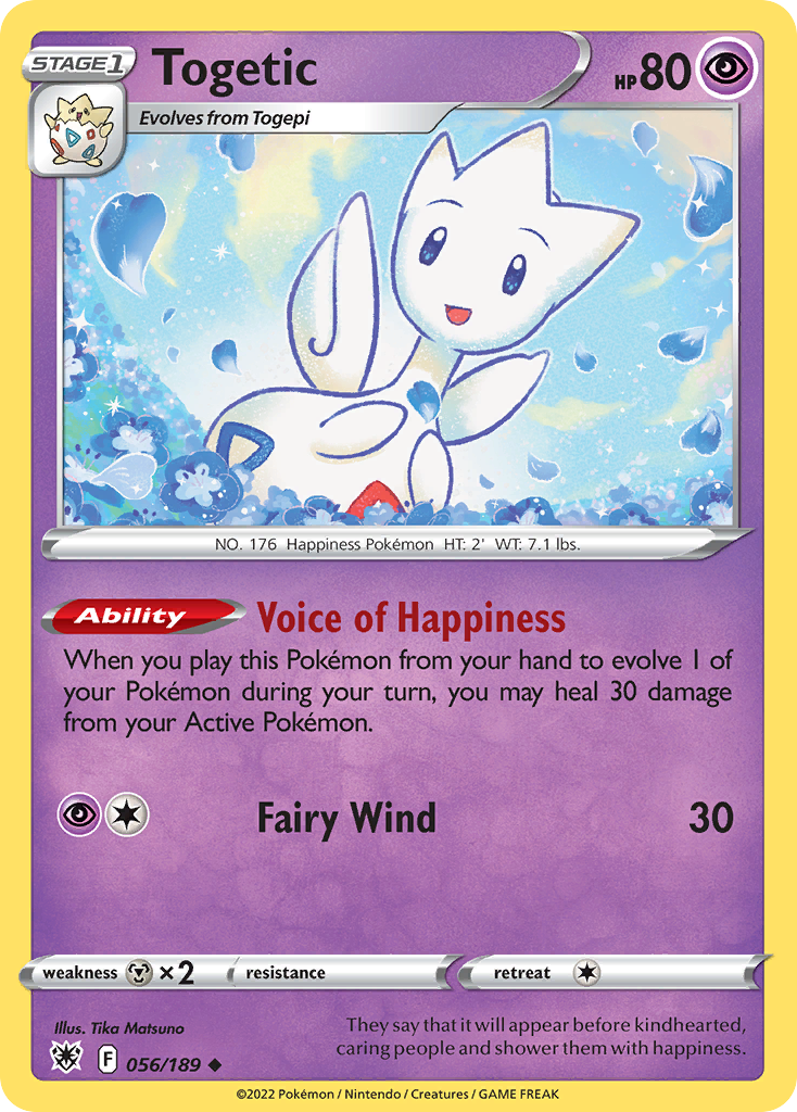 Togetic Astral Radiance Pokemon Card