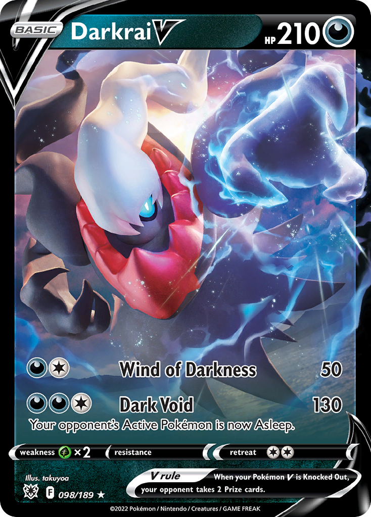 Darkrai V Astral Radiance Pokemon Card
