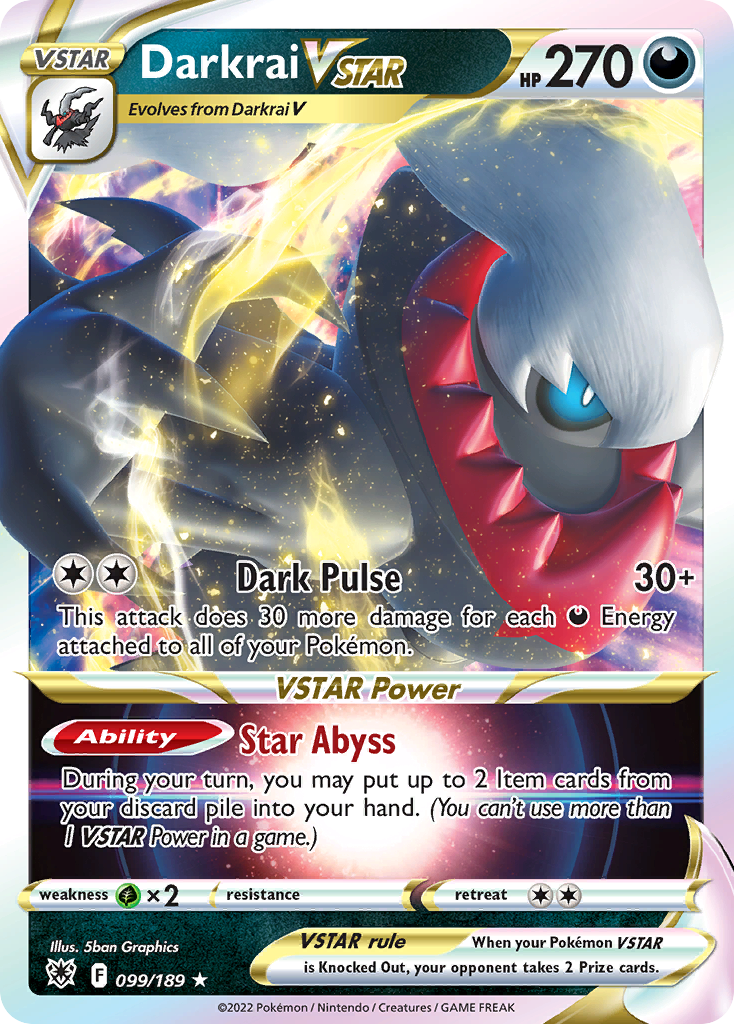 Darkrai VSTAR Astral Radiance Pokemon Card