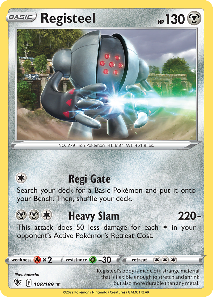 Registeel Astral Radiance Pokemon Card