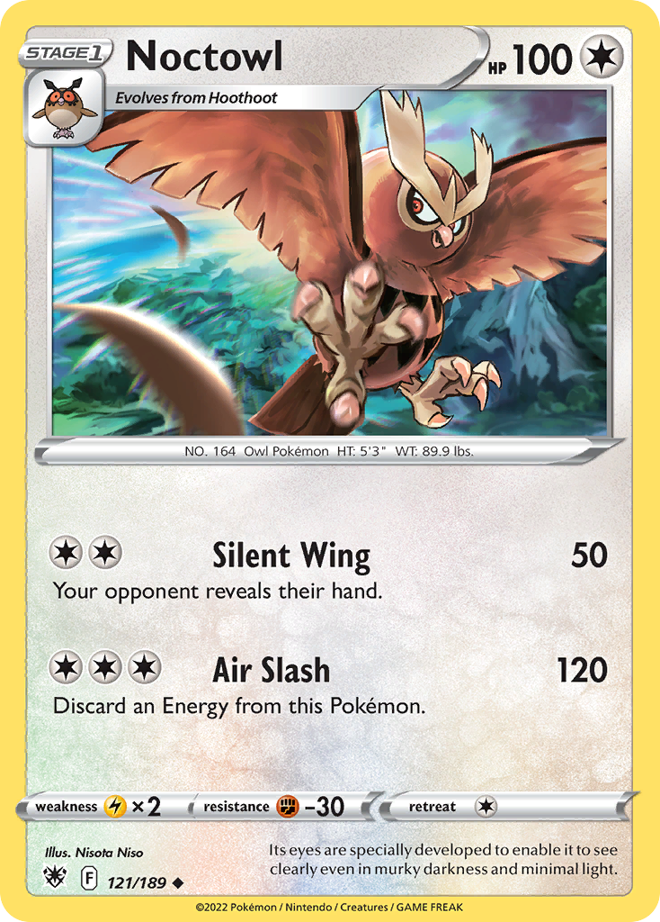 Noctowl Astral Radiance Pokemon Card