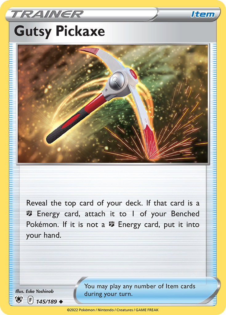 Gutsy Pickaxe Pokemon Card