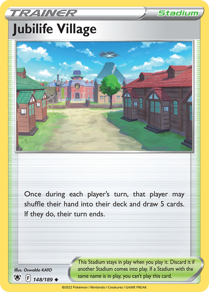Jubilife Village Astral Radiance Pokemon Card