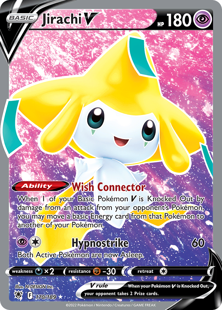 Jirachi V Astral Radiance Pokemon Card