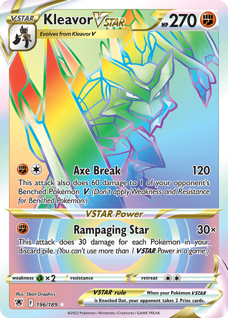 Kleavor VSTAR Astral Radiance Pokemon Card