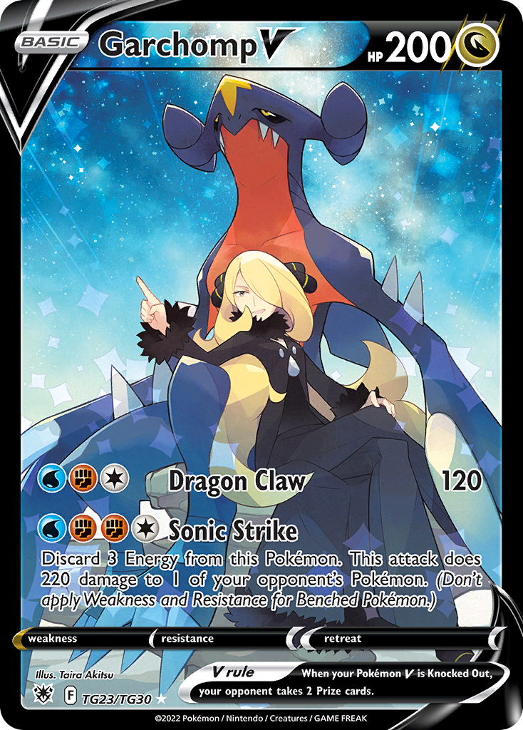 Garchomp V Astral Radiance Pokemon Card