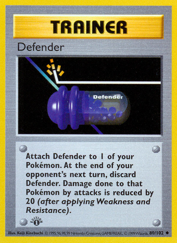 Defender Base Set Pokemon Card