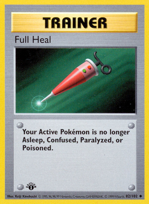 Full Heal Base Set Pokemon Card