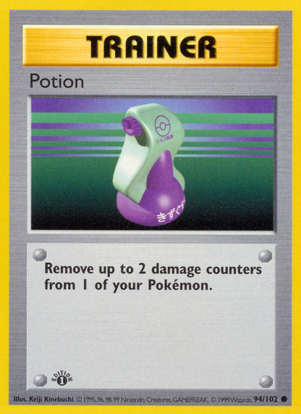 Potion Base Set Pokemon Card