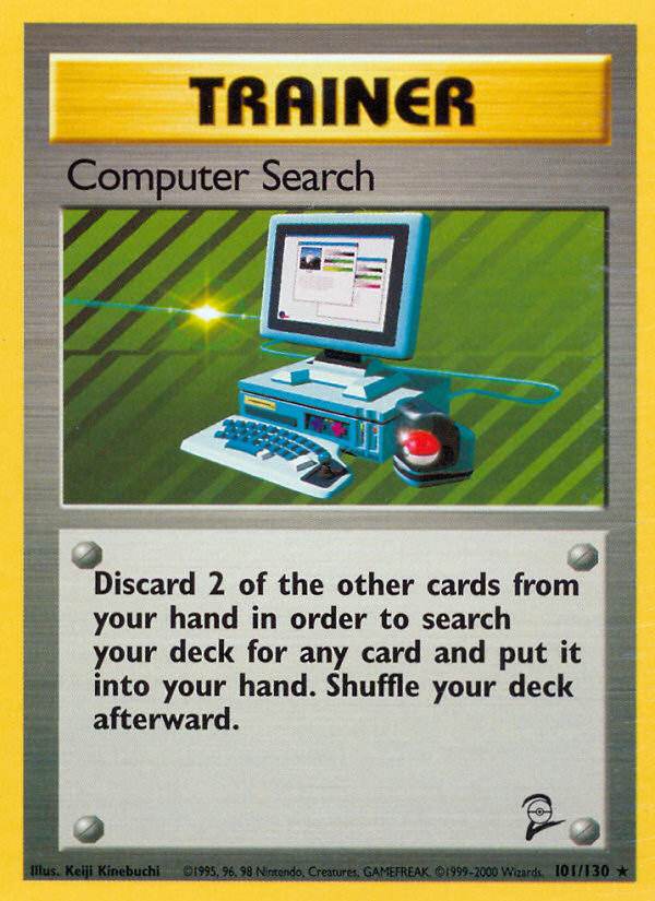 Computer Search Base Set 2 Pokemon Card