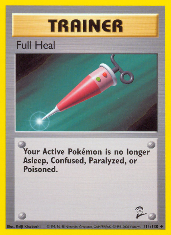 Full Heal Base Set 2 Pokemon Card