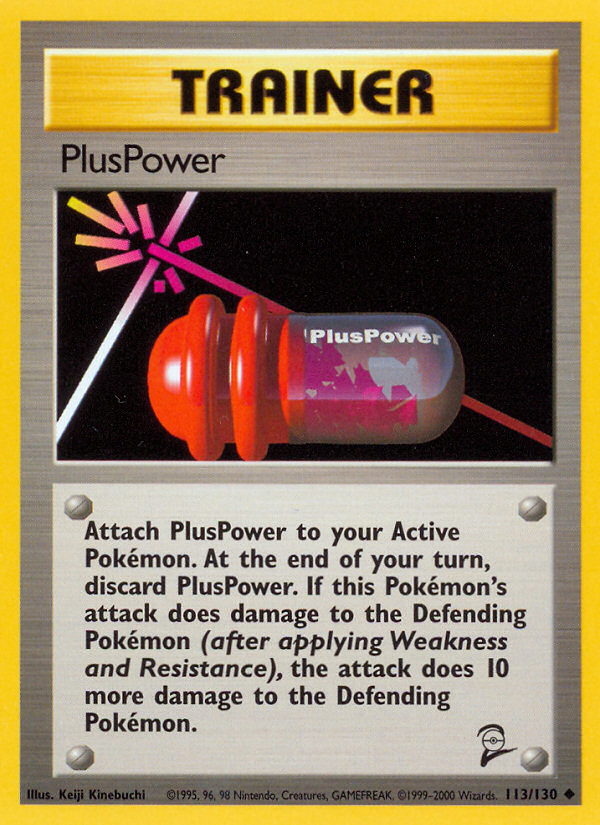 PlusPower Base Set 2 Pokemon Card
