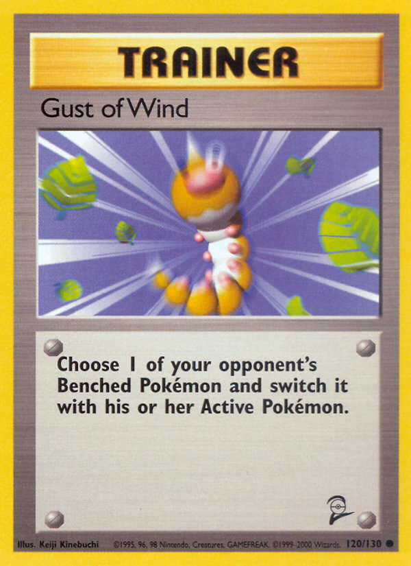 Gust of Wind Pokemon Card