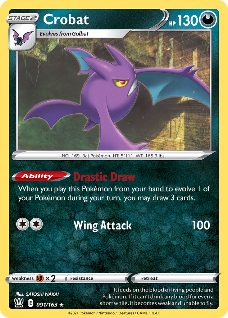 Crobat - Battle Styles Pokemon Card | Pikawiz