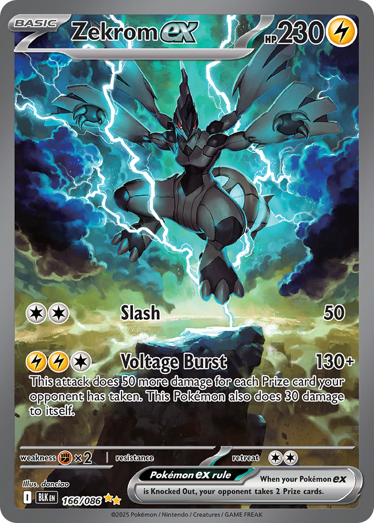 zekrom basic pokemon card Zekrom EX Black Bolt Pokemon Card