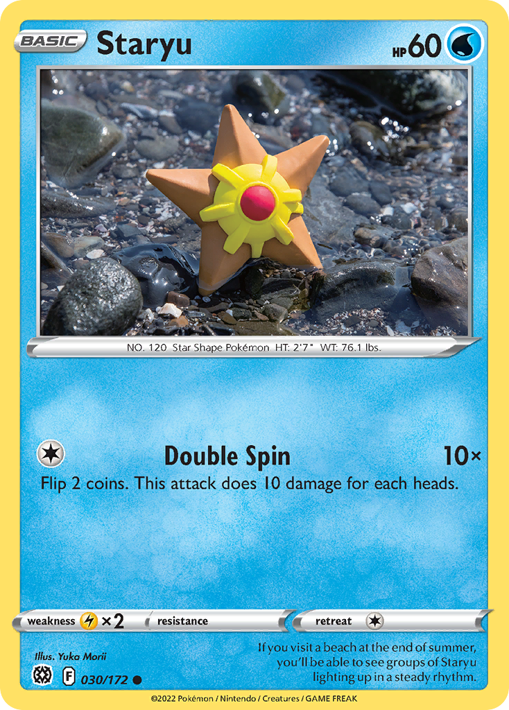 Staryu Brilliant Stars Pokemon Card