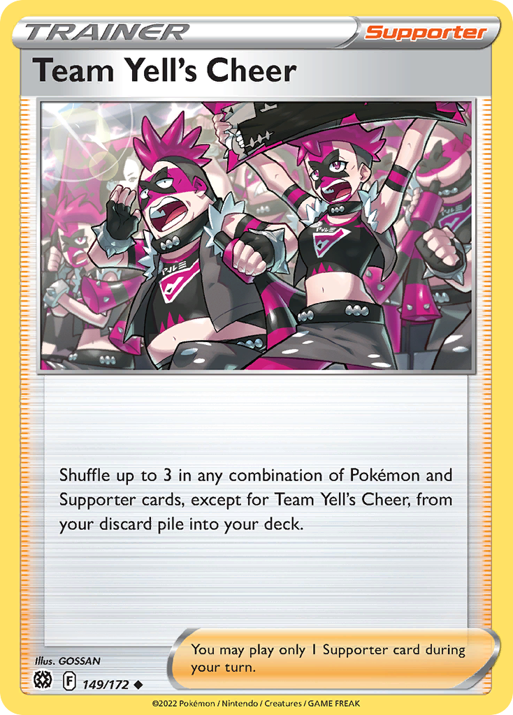 Team Yell's Cheer Brilliant Stars Pokemon Card