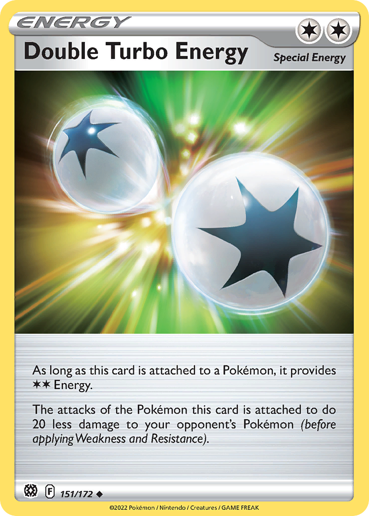 Double Turbo Energy Brilliant Stars Pokemon Card