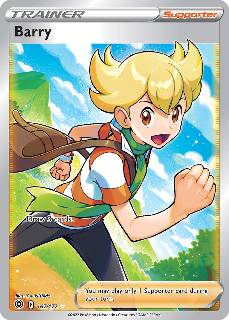 Barry Brilliant Stars Pokemon Card