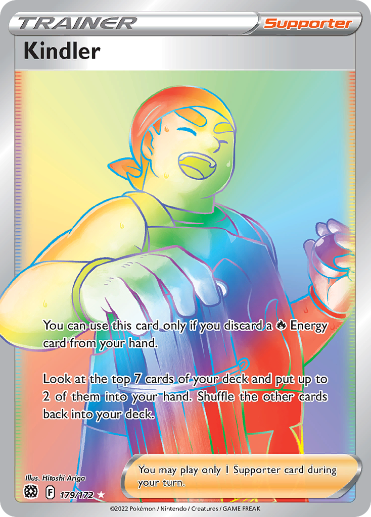 Kindler Brilliant Stars Pokemon Card
