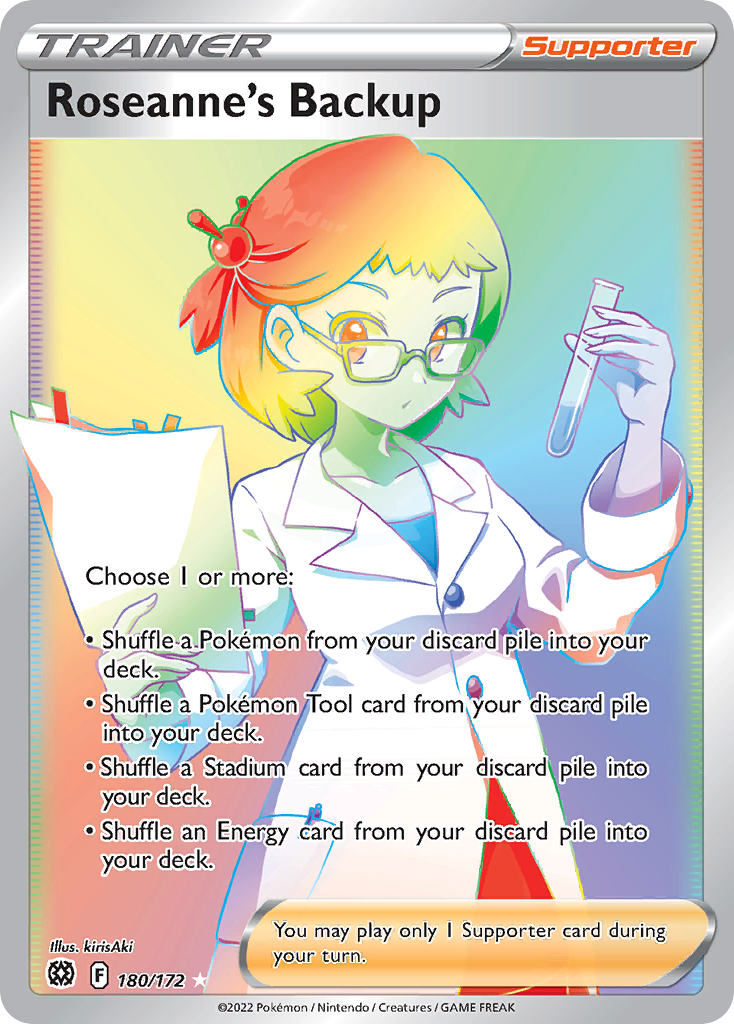 Roseanne's Backup Brilliant Stars Pokemon Card