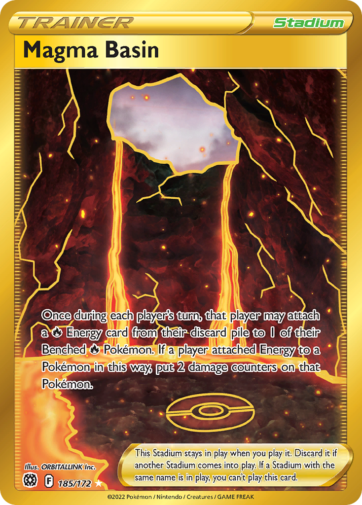 Magma Basin Brilliant Stars Pokemon Card