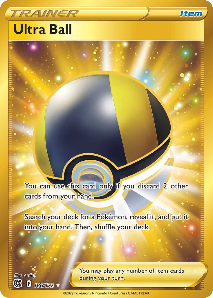 Ultra Ball Brilliant Stars Pokemon Card
