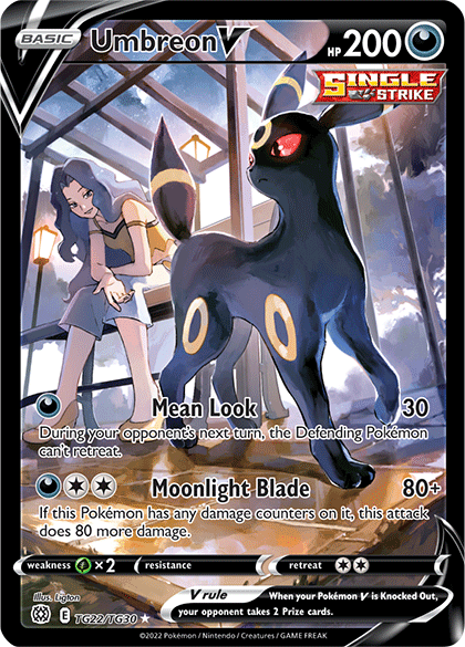 Umbreon V Brilliant Stars Pokemon Card