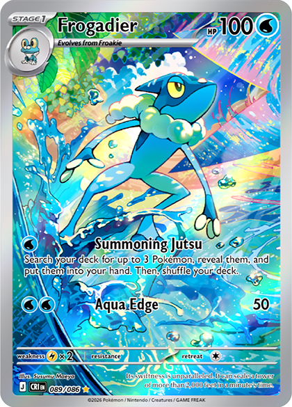Frogadier Chaos Rising Pokemon Card | Pikawiz