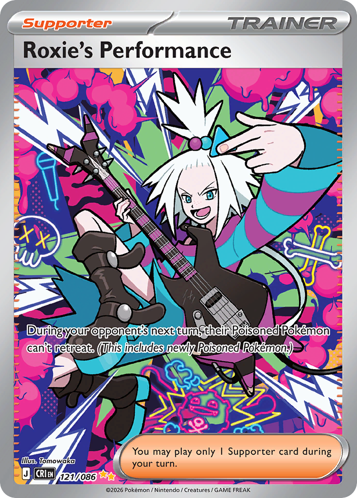 Roxie's Performance Chaos Rising Pokemon Card | Pikawiz