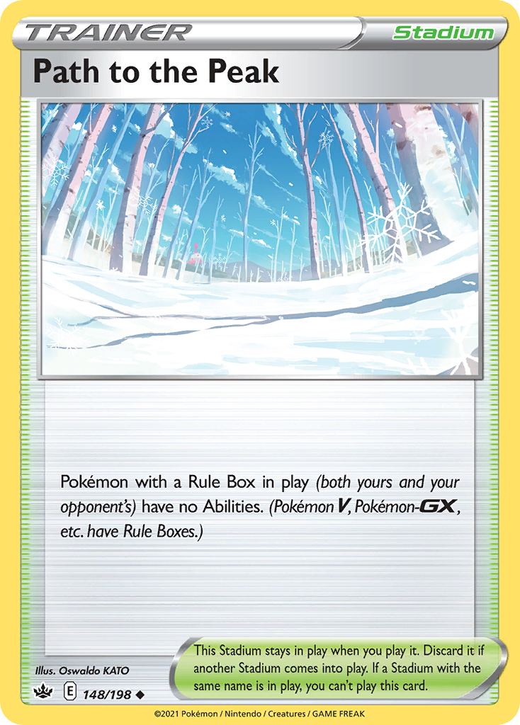 Path to the Peak Chilling Reign Pokemon Card