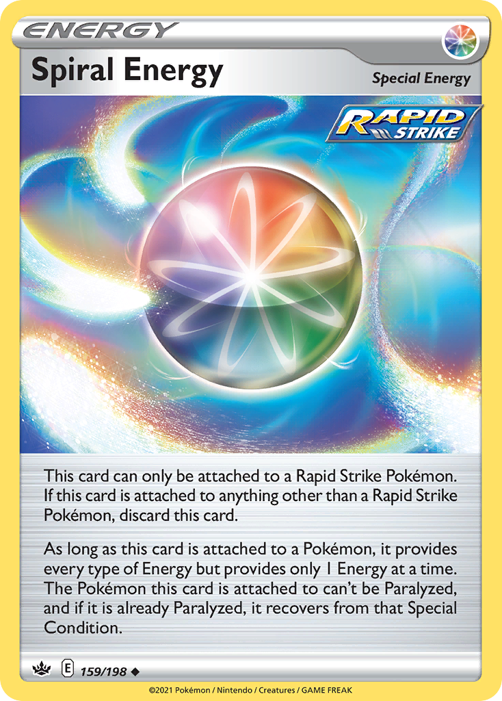Spiral Energy Chilling Reign Pokemon Card