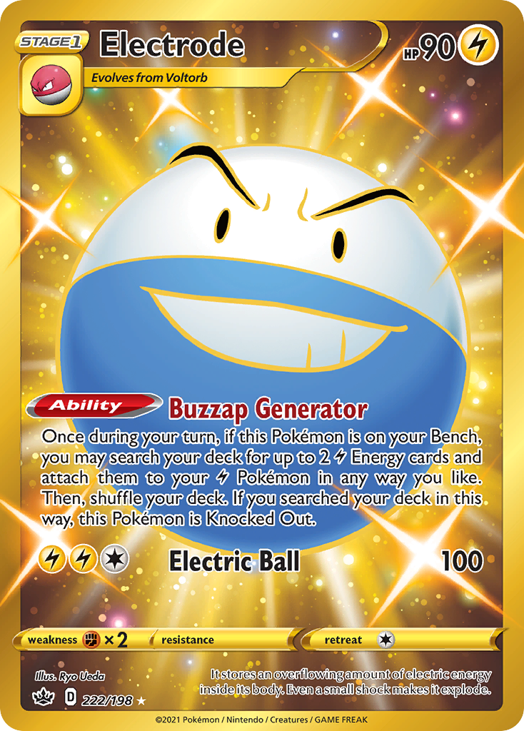 Electrode Chilling Reign Pokemon Card