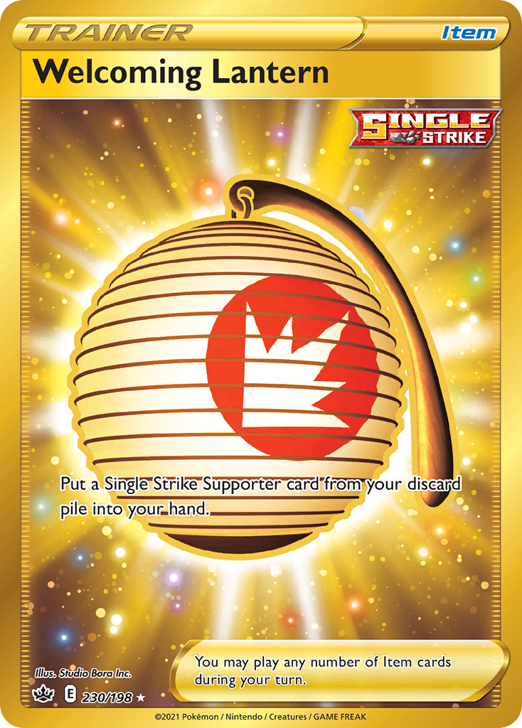 Welcoming Lantern Chilling Reign Pokemon Card
